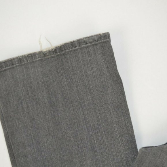 Faith Hope Love Mid Rise Boot Cut Gray Jeans - Picture 3 of 8